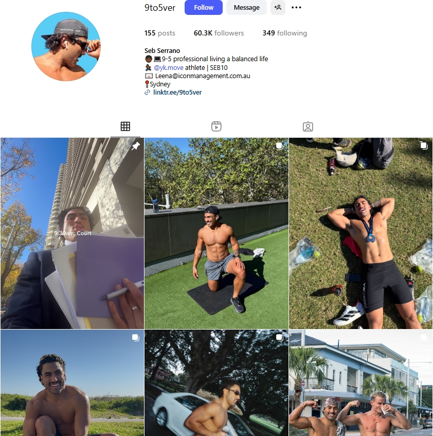 Seb Serrano Instagram Profile