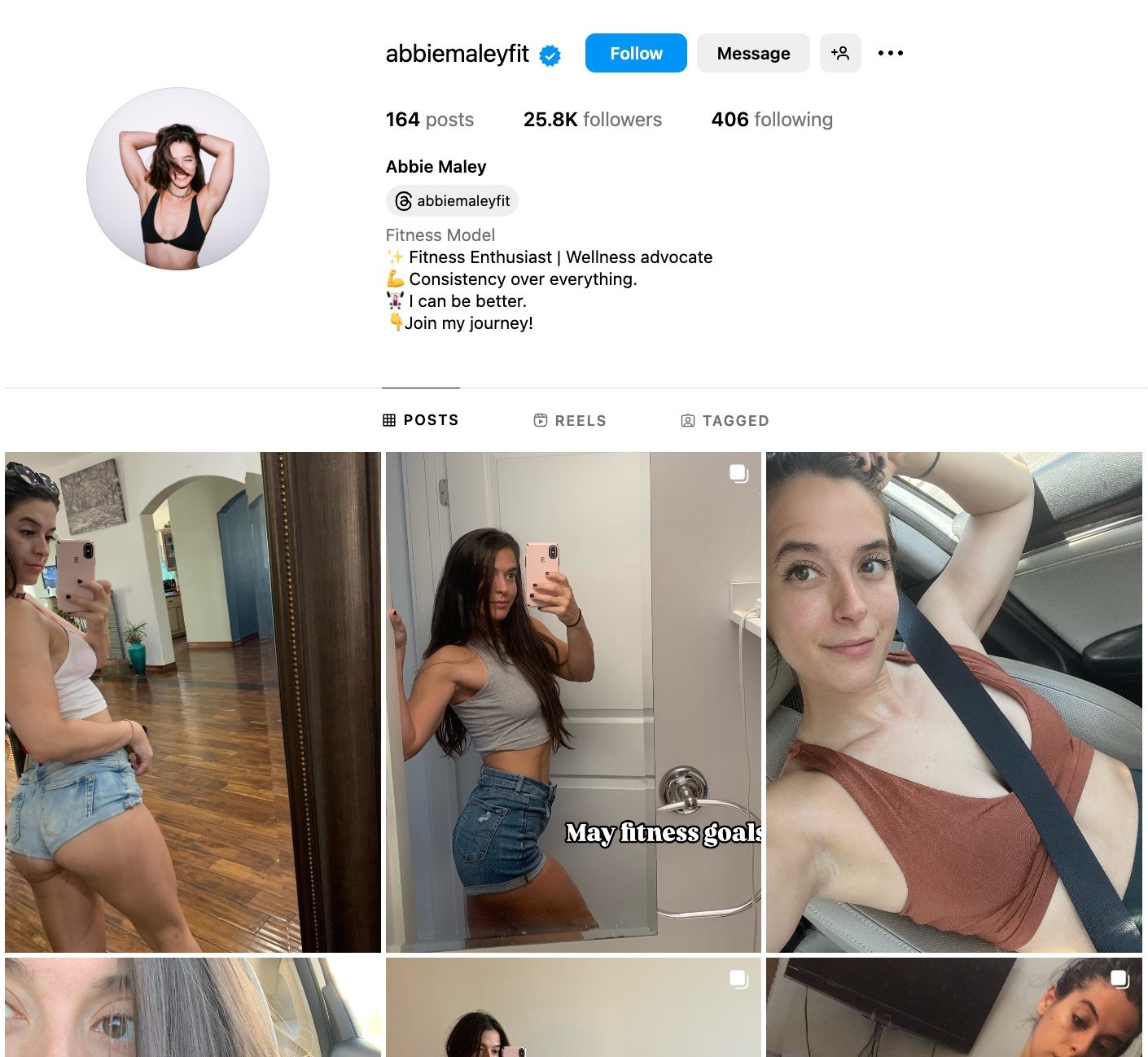 Abbie Maley Instagram Profile