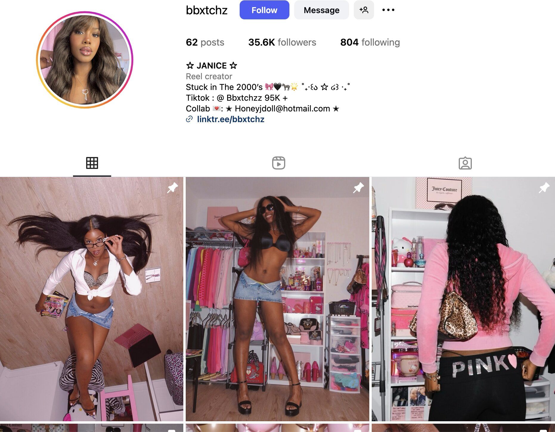 Janice Instagram Profile