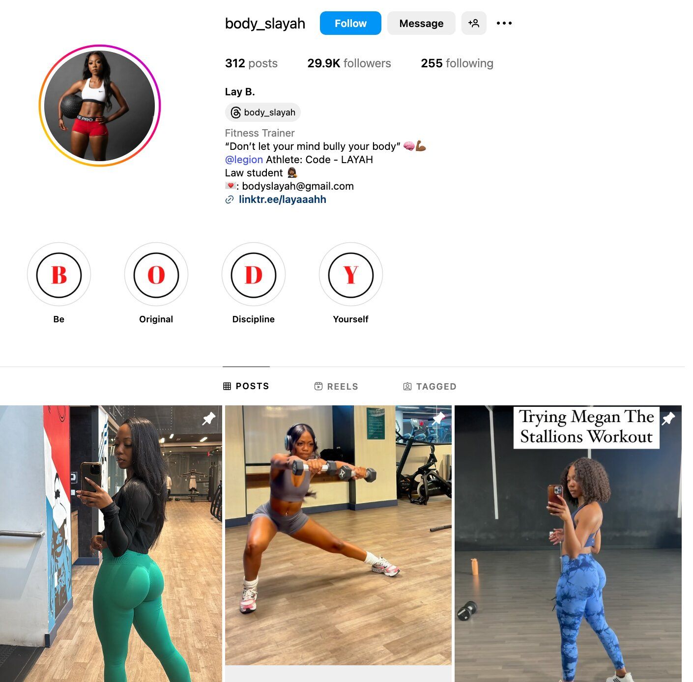 Lay B. Instagram Profile