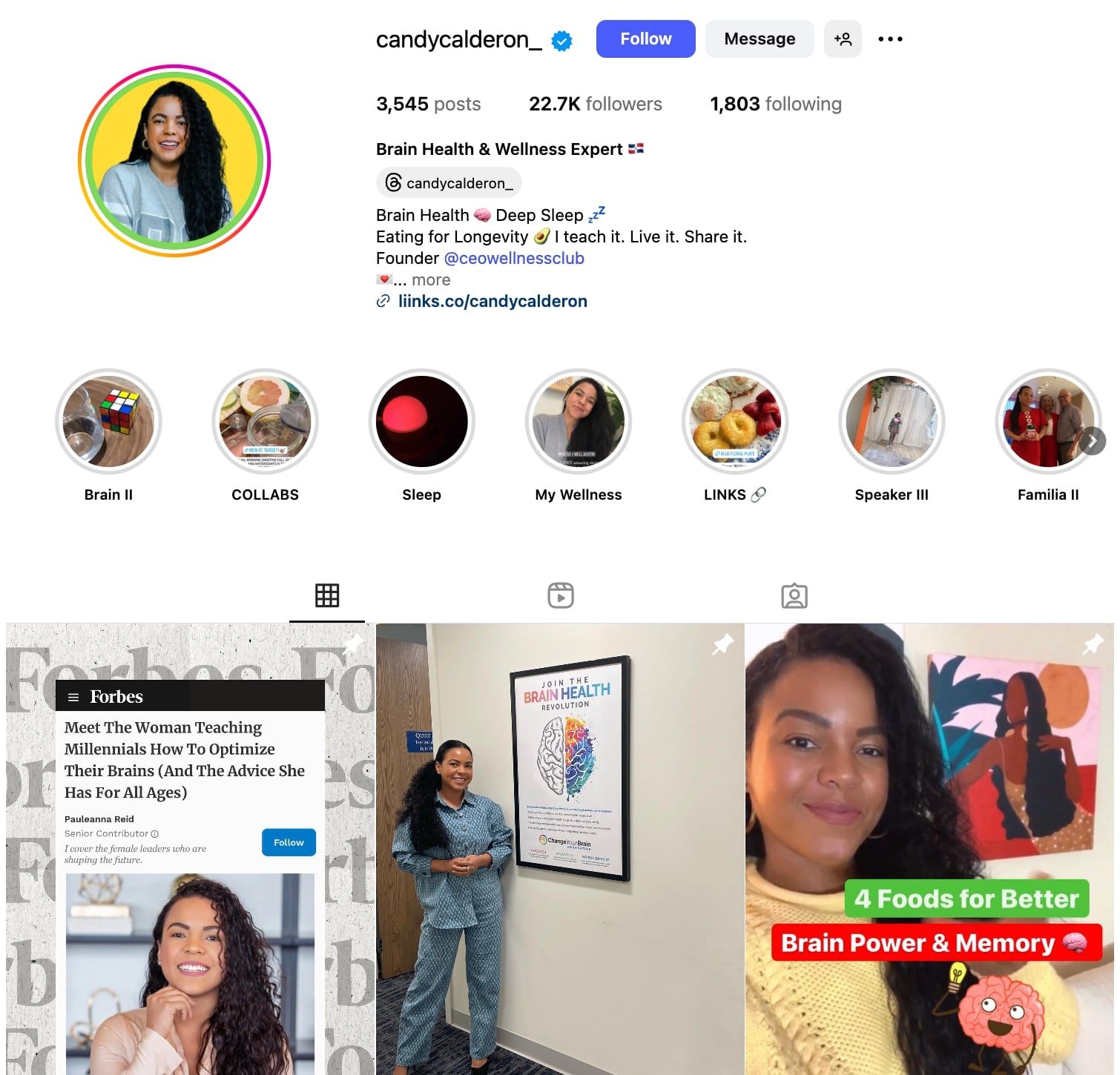 Candy Calderon Instagram Profile