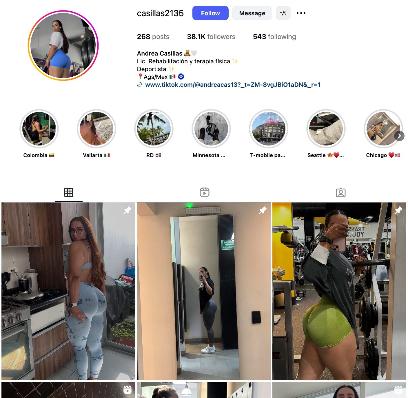 Andrea Casillas Instagram Profile