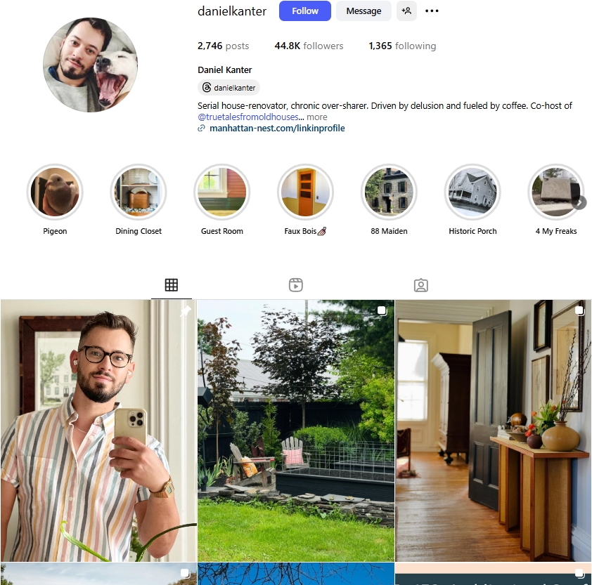 Daniel Kanter Instagram Profile