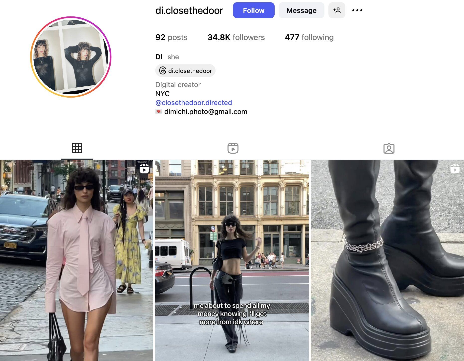 DI Instagram Profile