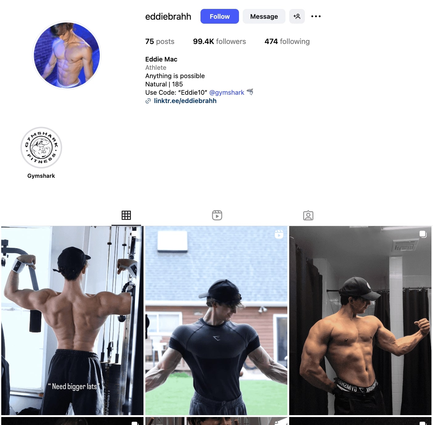 Eddie Mac Instagram Profile