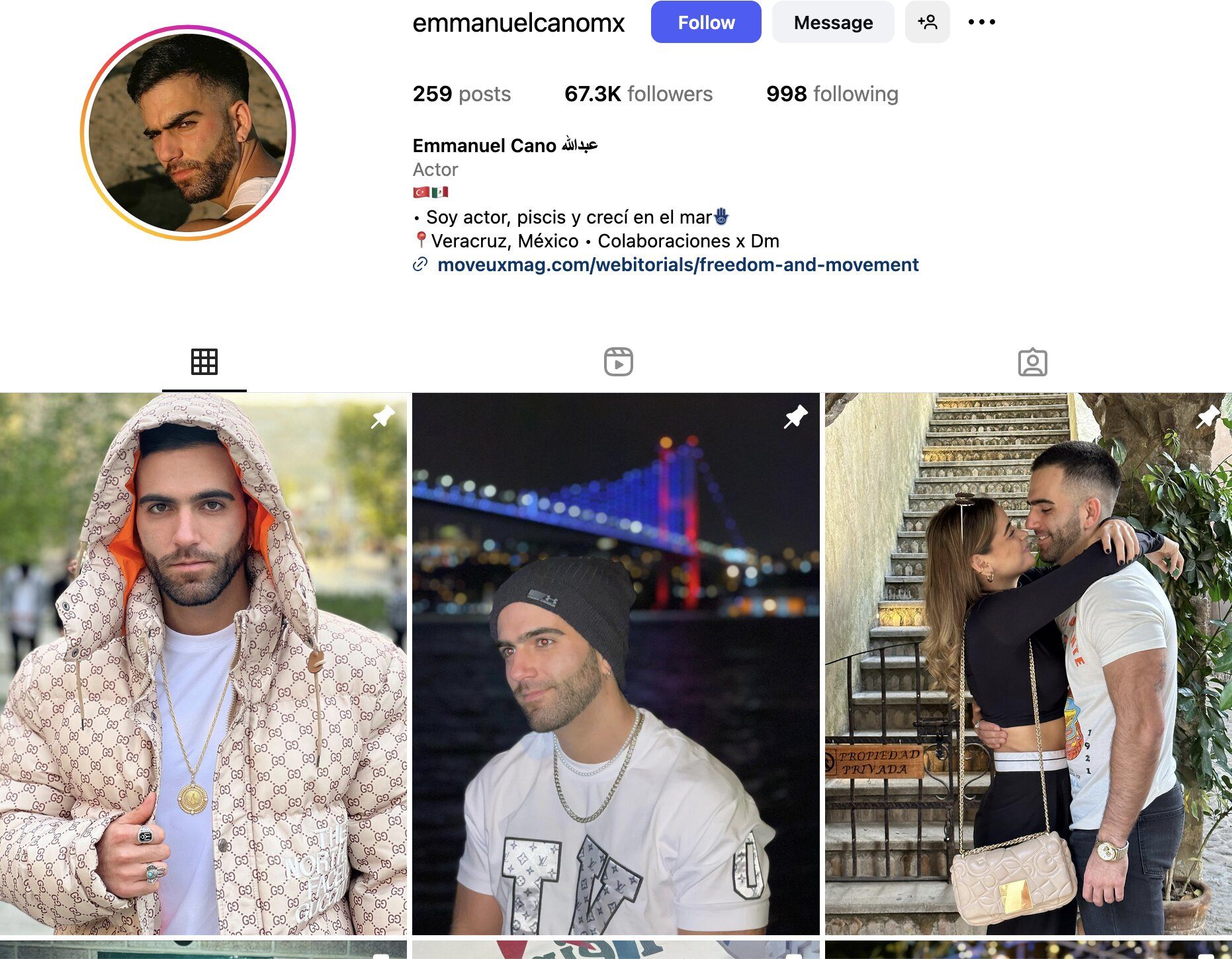 Emmanuel Cano Instagram Profile