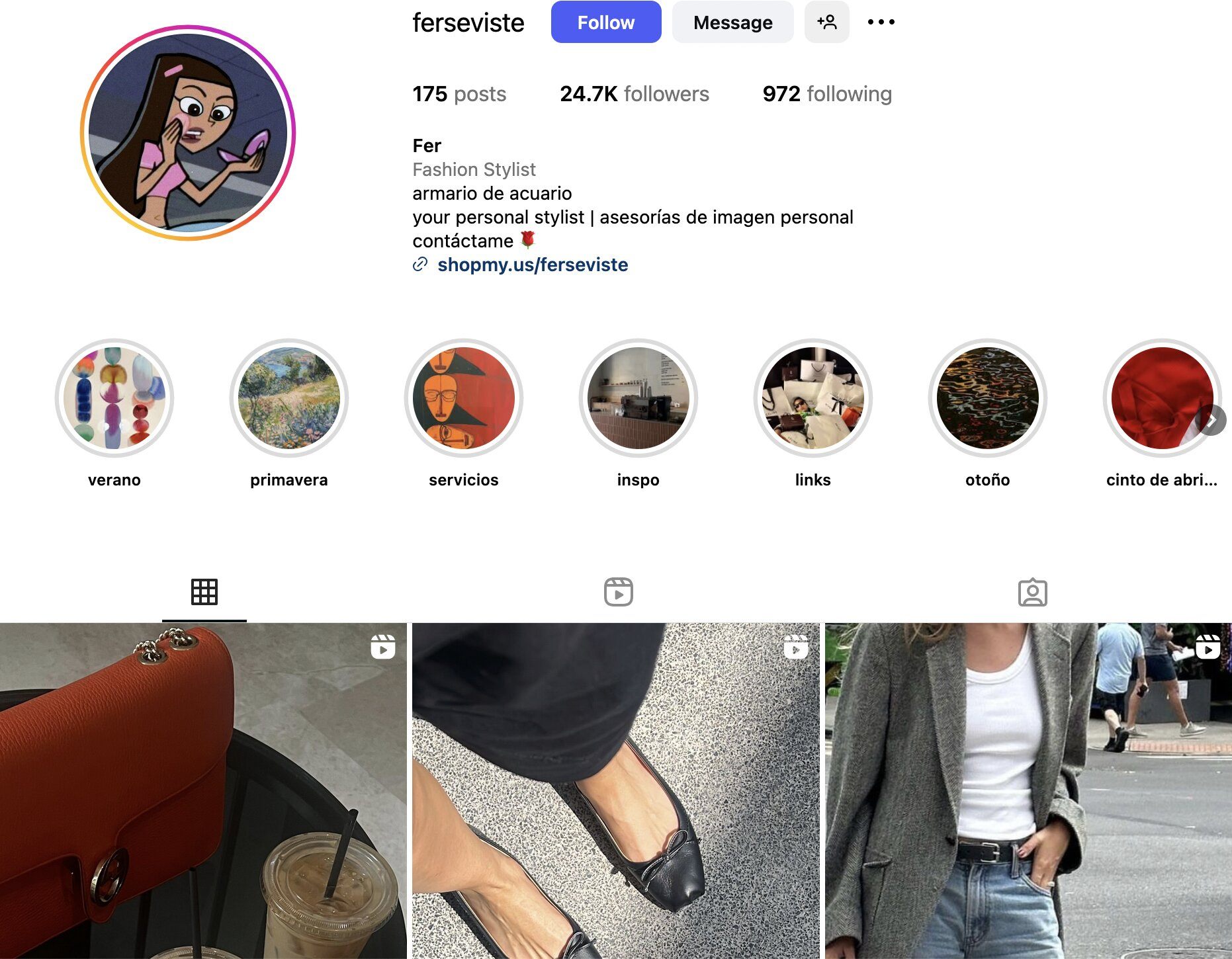 Fer Instagram Profile
