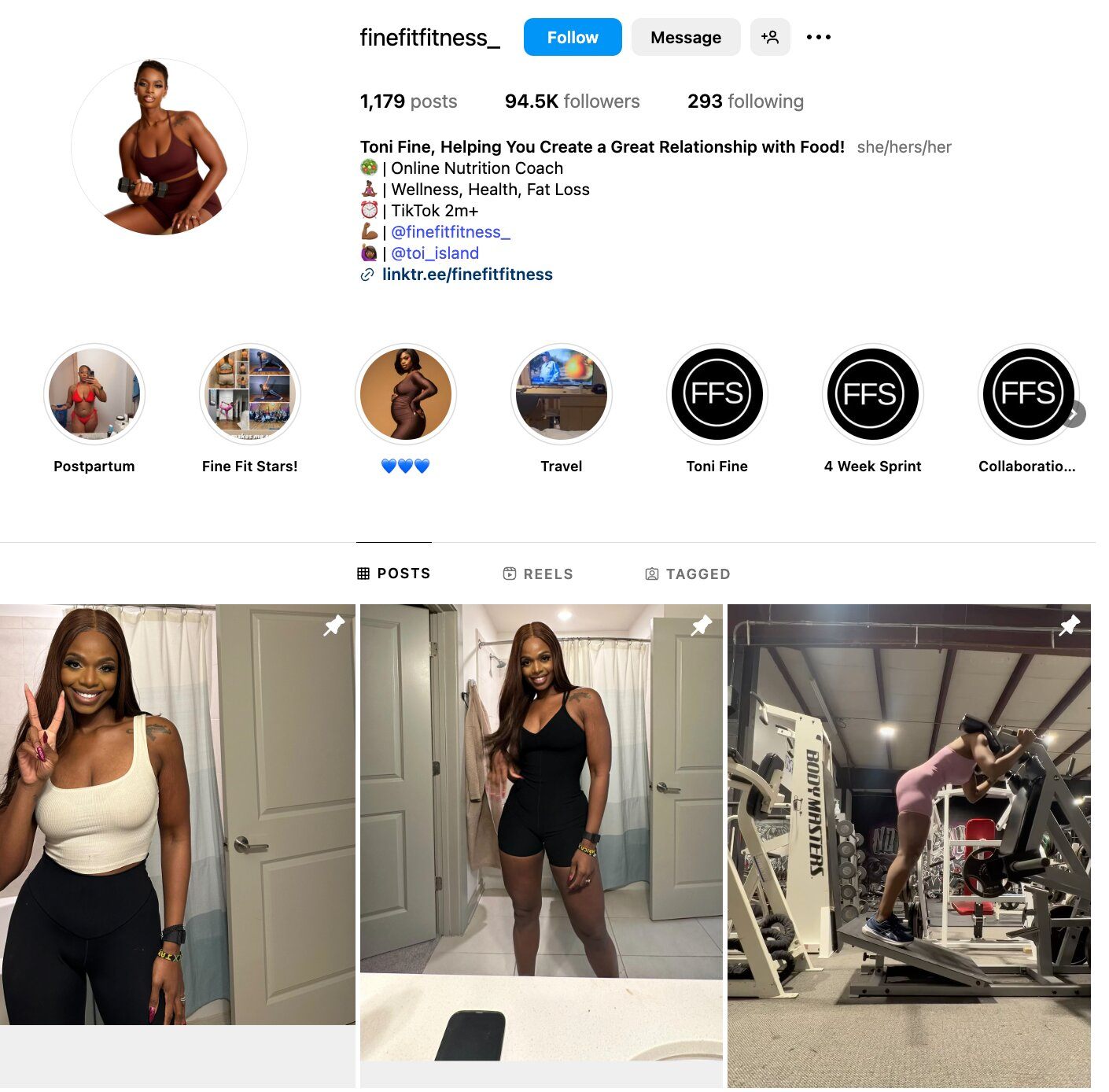 Toni Fine Instagram Profile