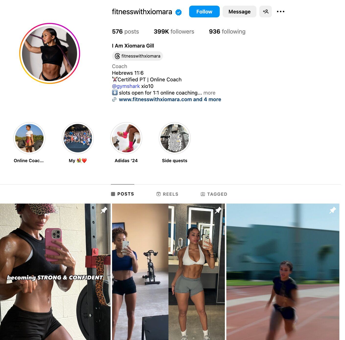 Xiomara Gill Instagram Profile