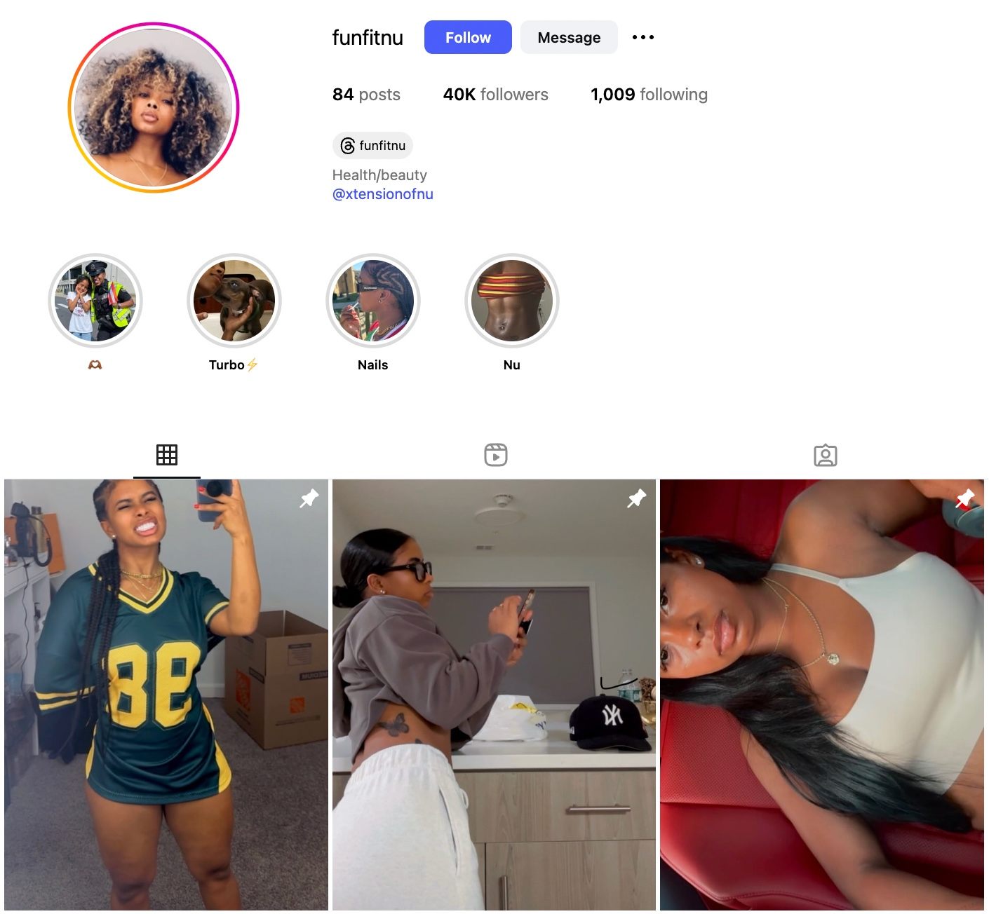 Funfitnu Instagram Profile