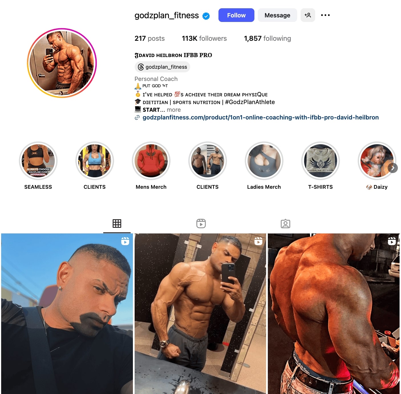 Jdavid Heilbron Instagram Profile