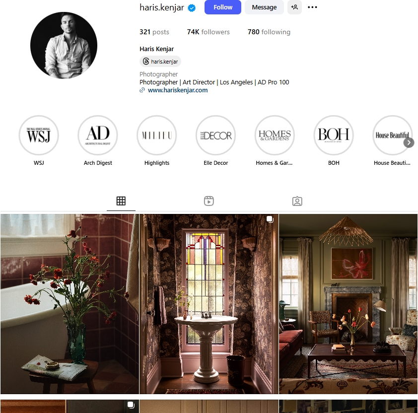 Haris Kenjar Instagram Profile