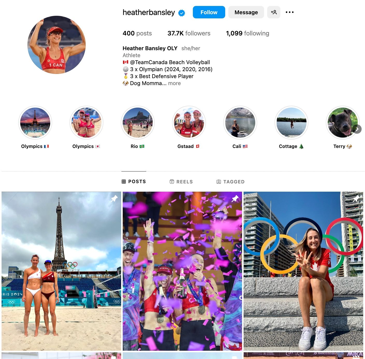 Heather Bansley Instagram Profile