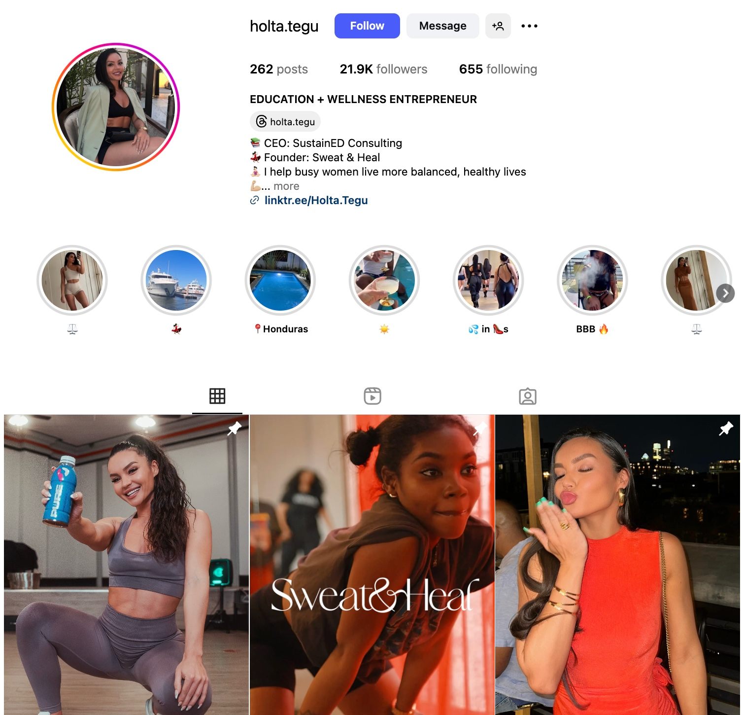 Holta Tegu Instagram Profile