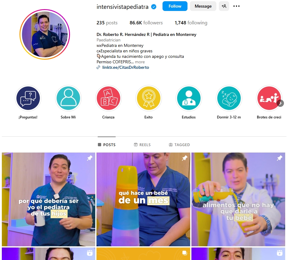 Dr. Roberto R. Hernández R Instagram Profile