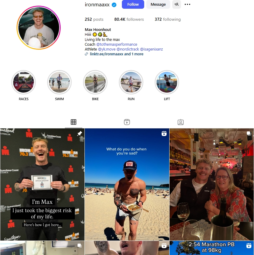 Max Hoonhout Instagram Profile