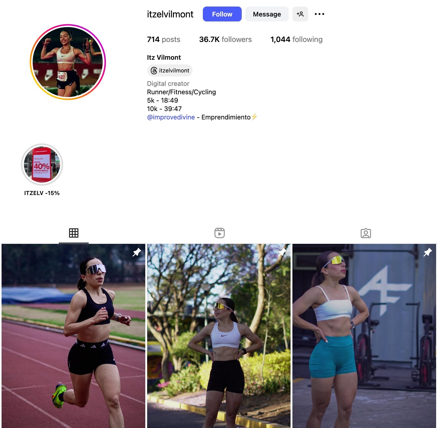 Itz Vilmont Instagram Profile
