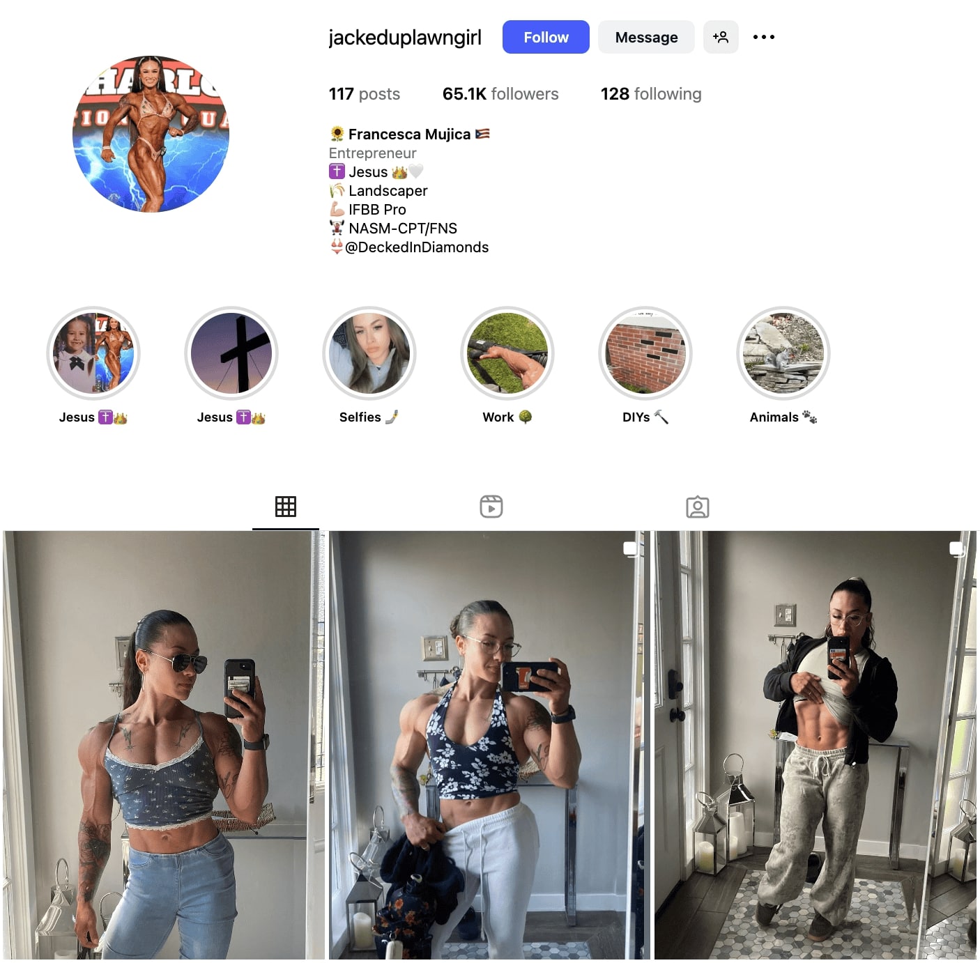 Francesca Mujica Instagram Profile