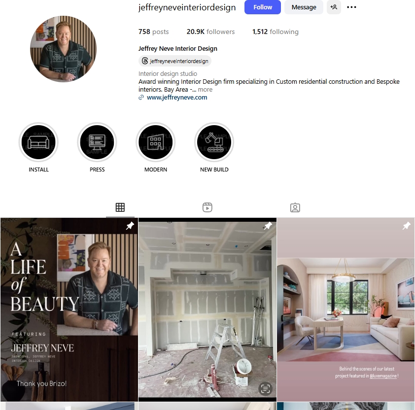 Jeffrey Neve Instagram Profile