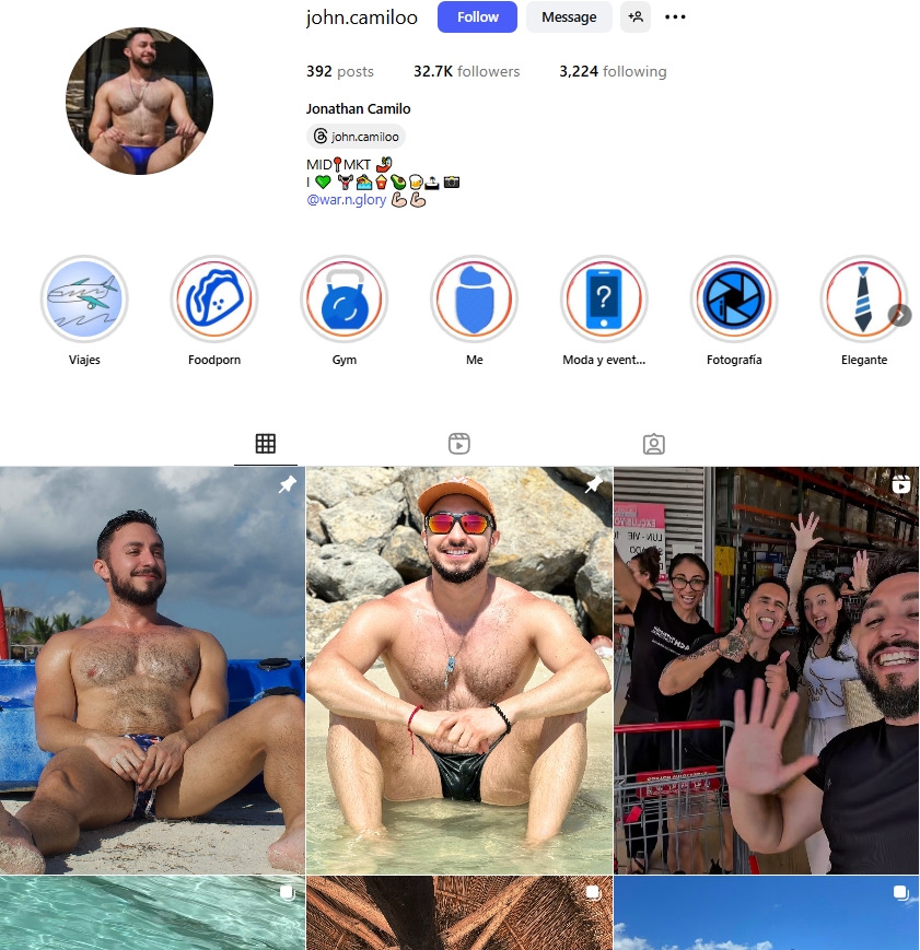 Jonathan Camilo Instagram Profile