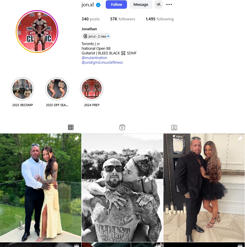 Jonathan Instagram Profile