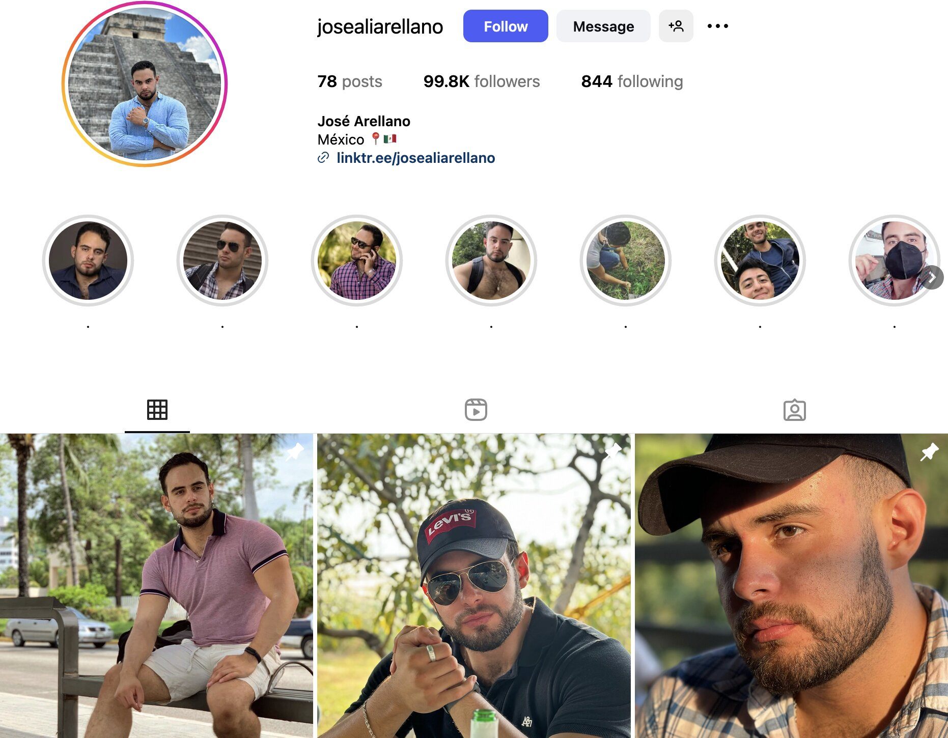 José Arellano Instagram Profile