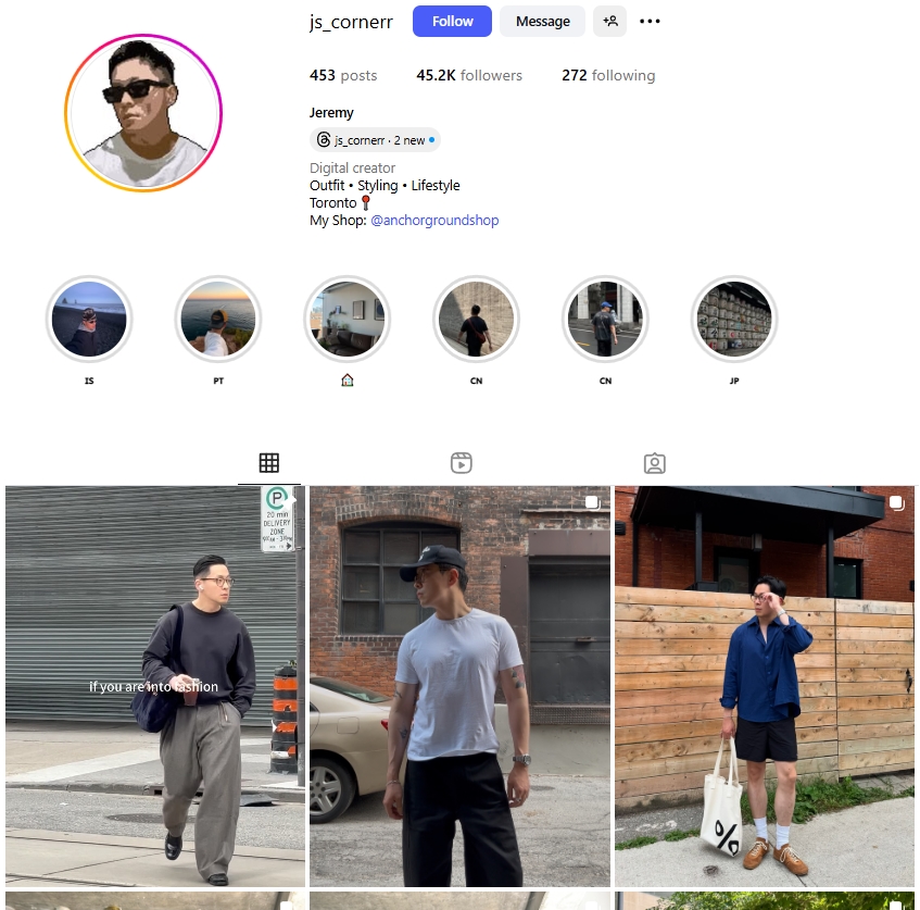 Jeremy Instagram Profile