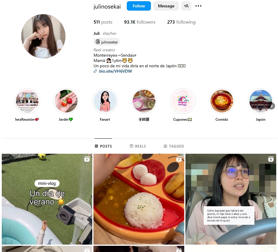 Juli Instagram Profile
