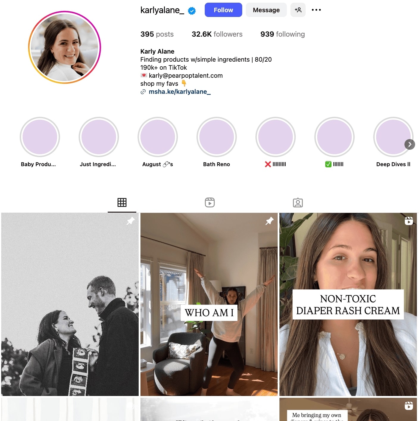 Karly Alane Instagram Profile