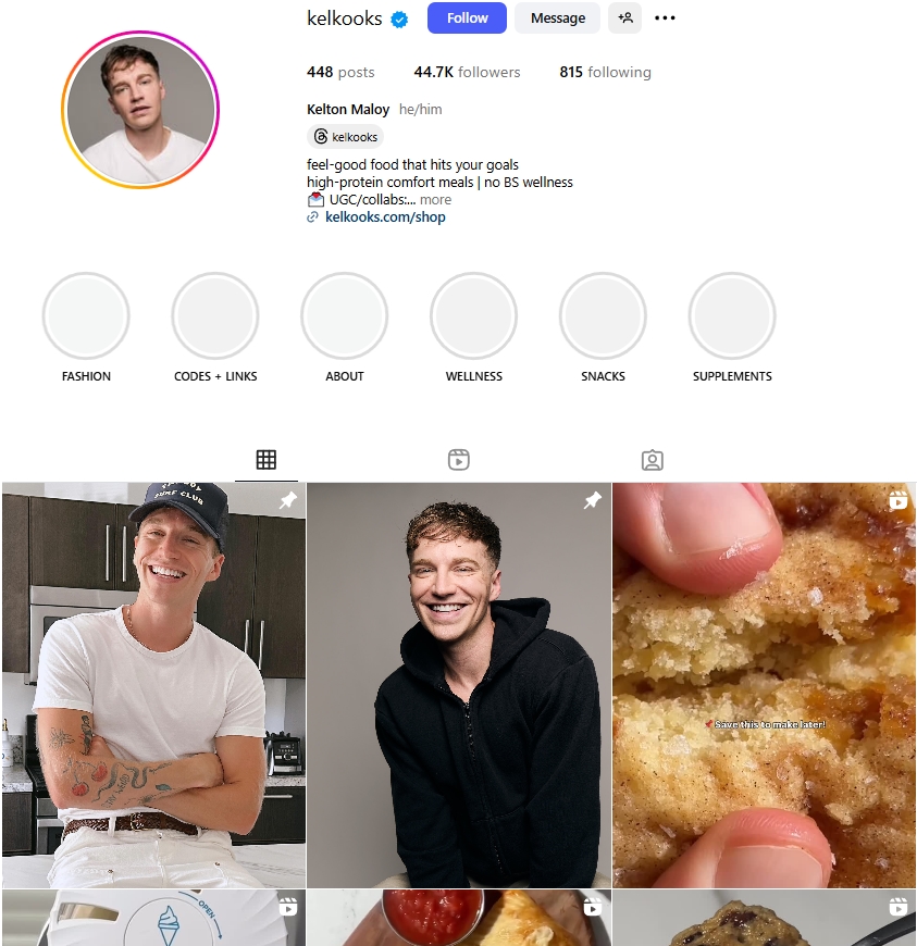 Kelton Maloy Instagram Profile