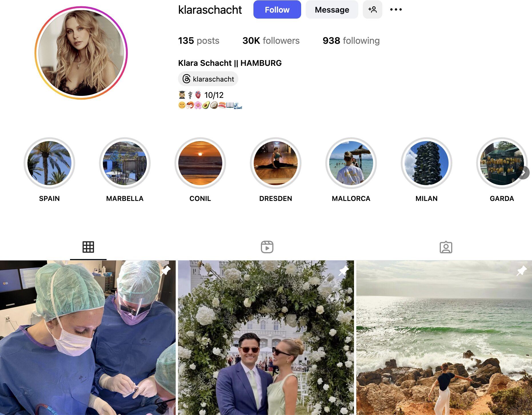 Klara Schacht Instagram Profile