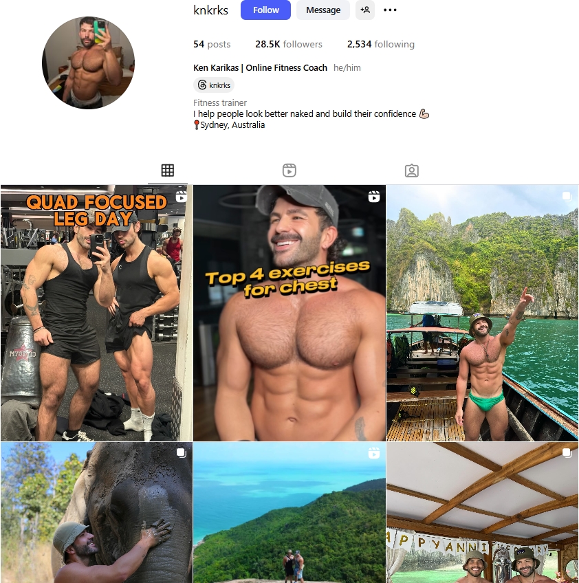 Ken Karikas Instagram Profile