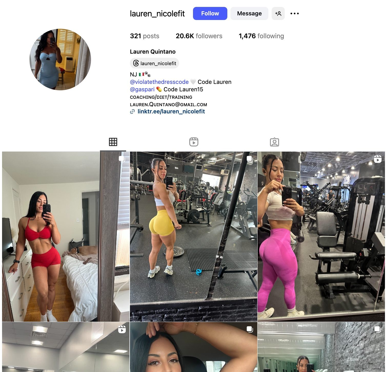 Lauren Quintano Instagram Profile