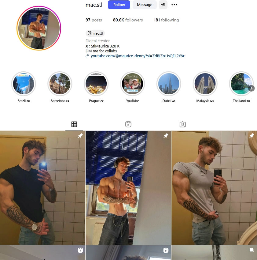 Mac Stl Instagram Profile
