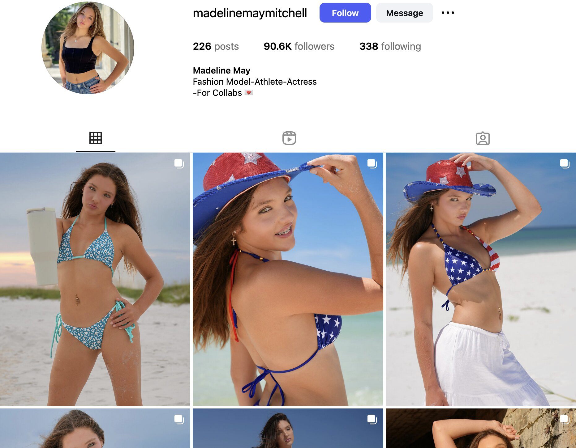 Madeline May Instagram Profile
