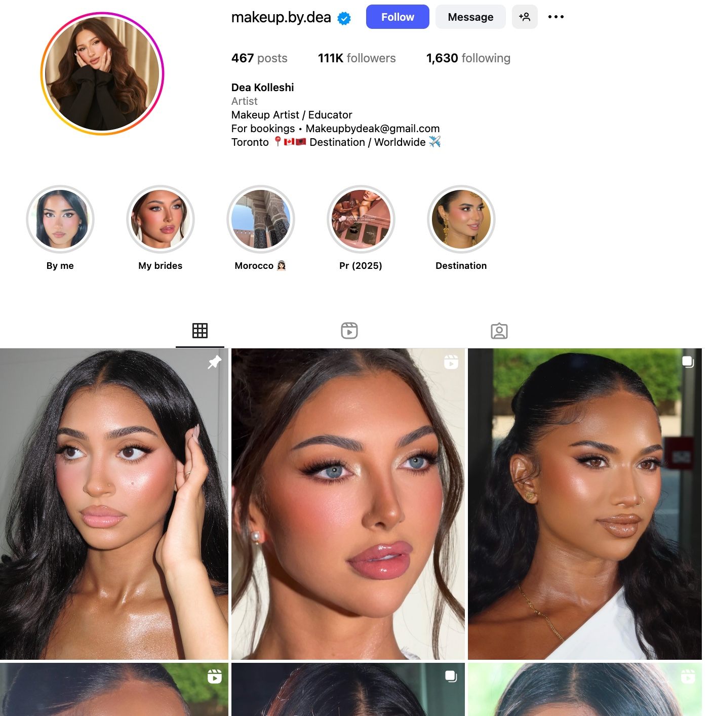 Dea Kolleshi Instagram Profile