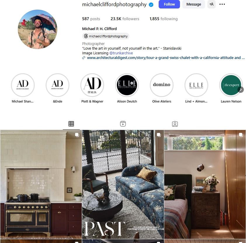 Michael P. H. Clifford Instagram Profile