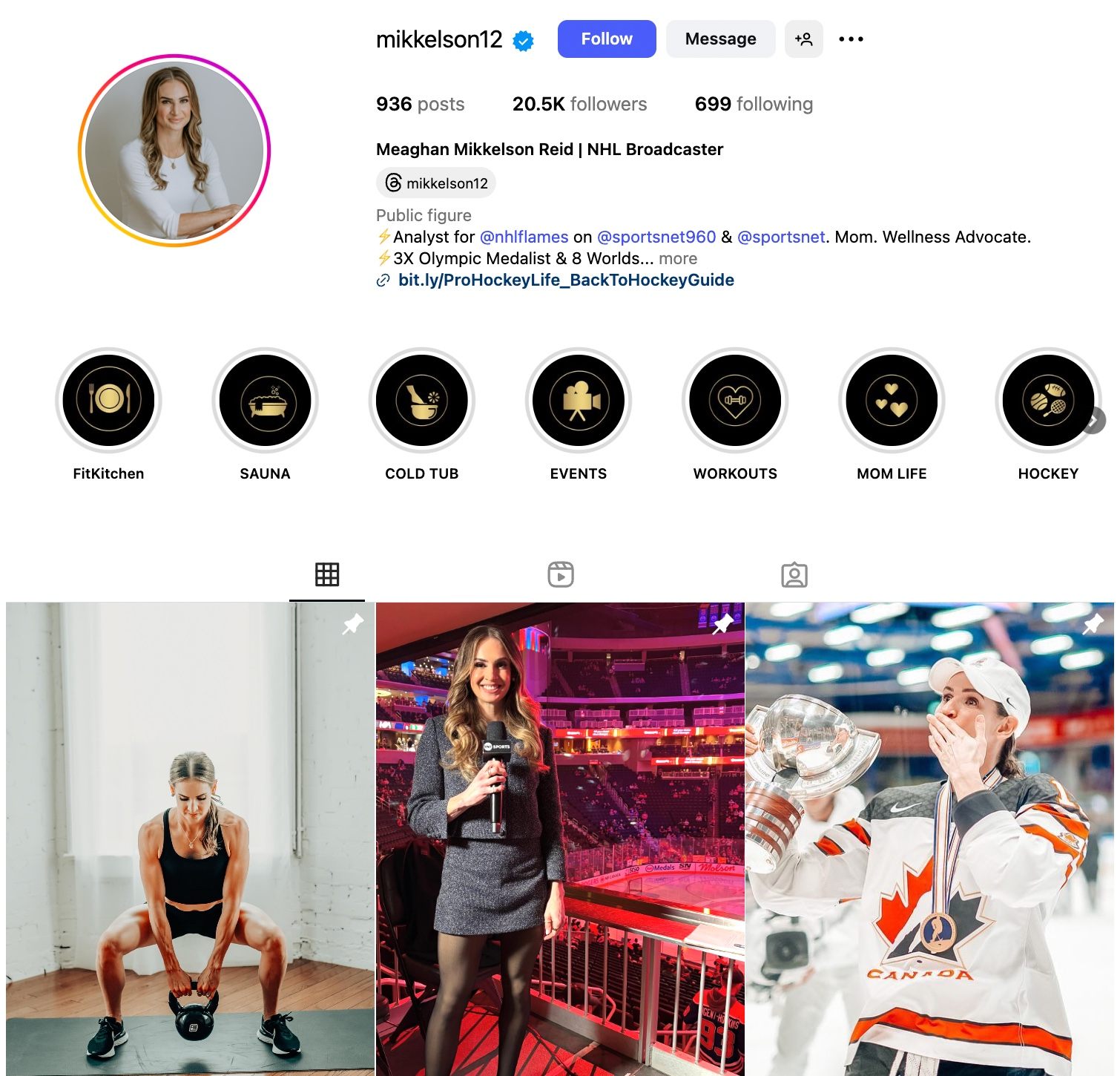 Meaghan Mikkelson Reid Instagram Profile