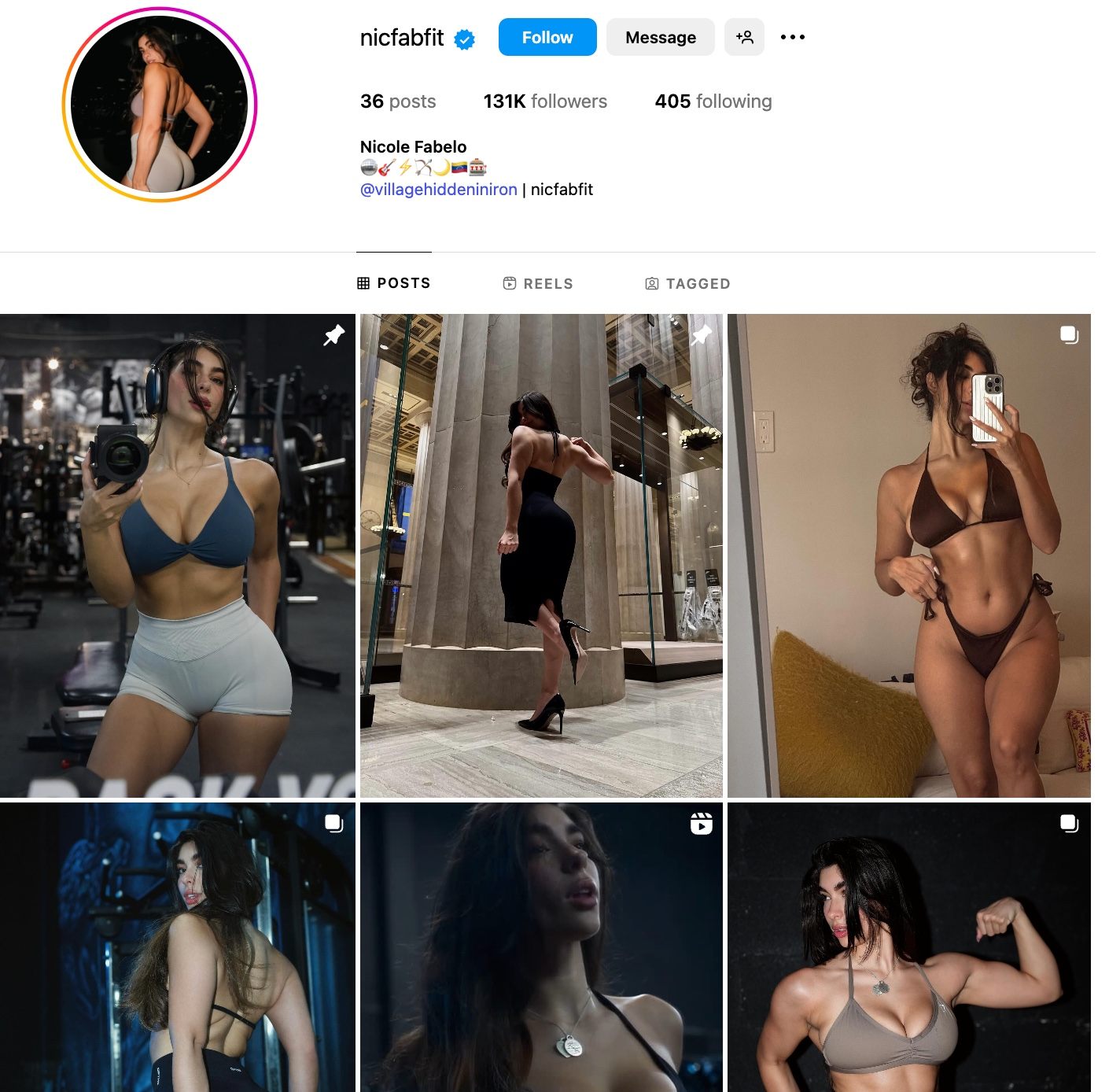 Nicole Fabelo Instagram Profile