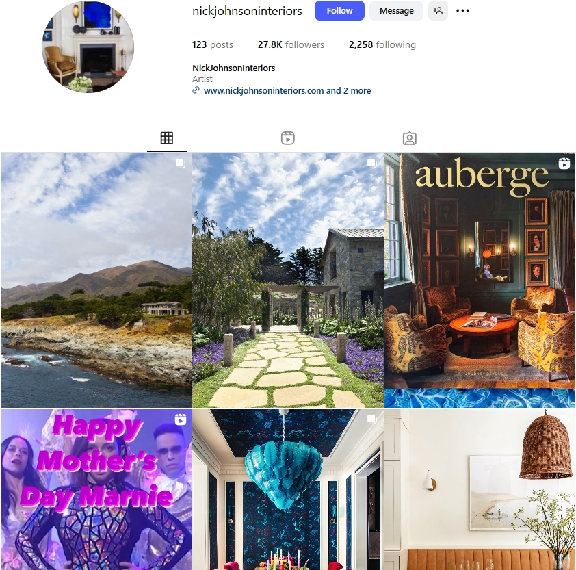 Nick Johnson Instagram Profile