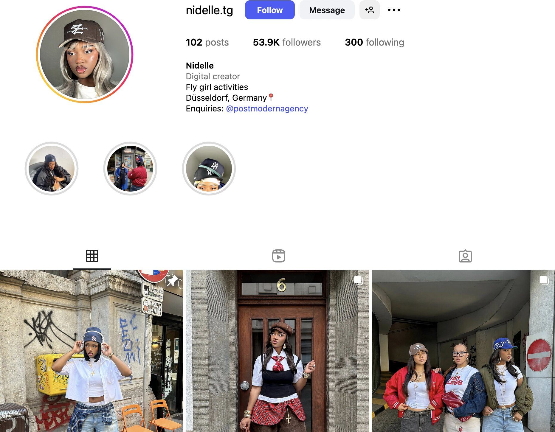 Nidelle Instagram Profile