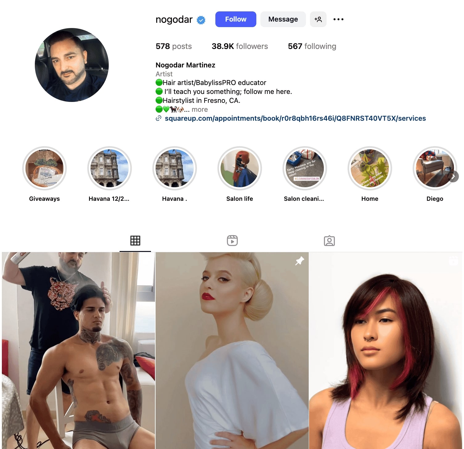 Nogodar Martinez Instagram Profile