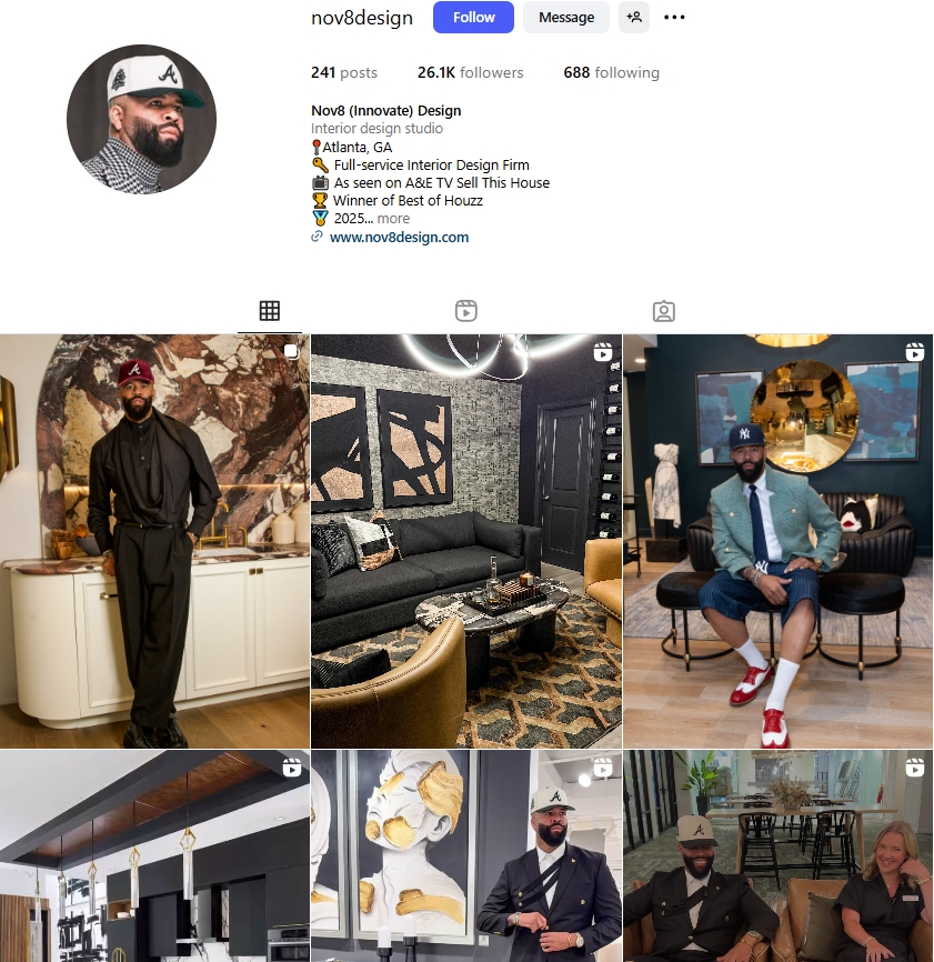 Nov8 (Innovate) Design Instagram Profile