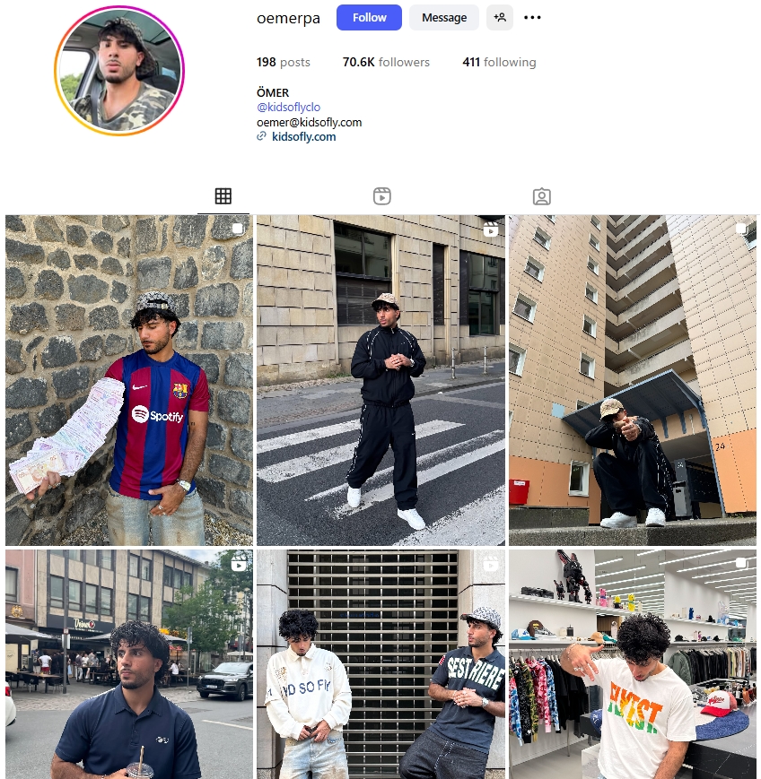 Omer Instagram Profile