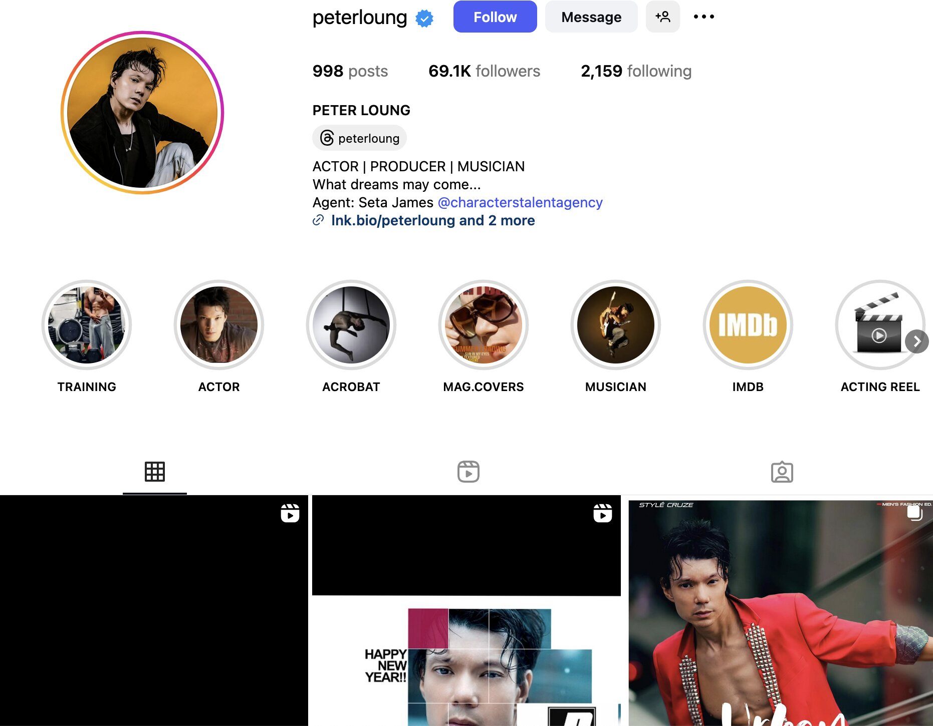 Peter Loung Instagram Profile
