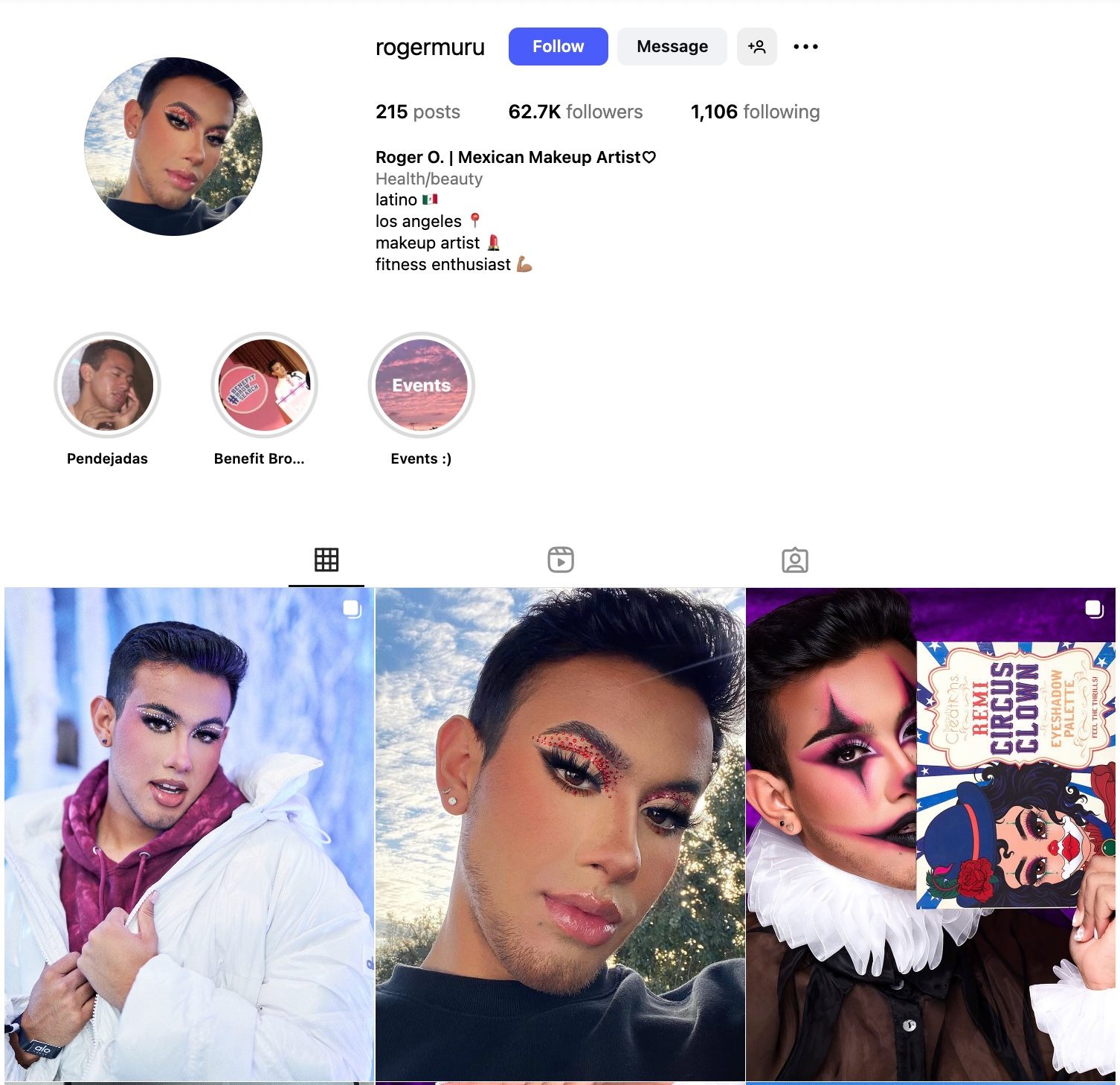 Roger O Instagram Profile