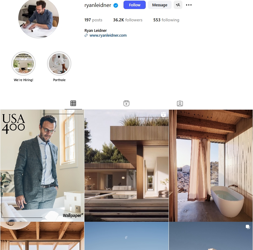 Ryan Leidner Instagram Profile