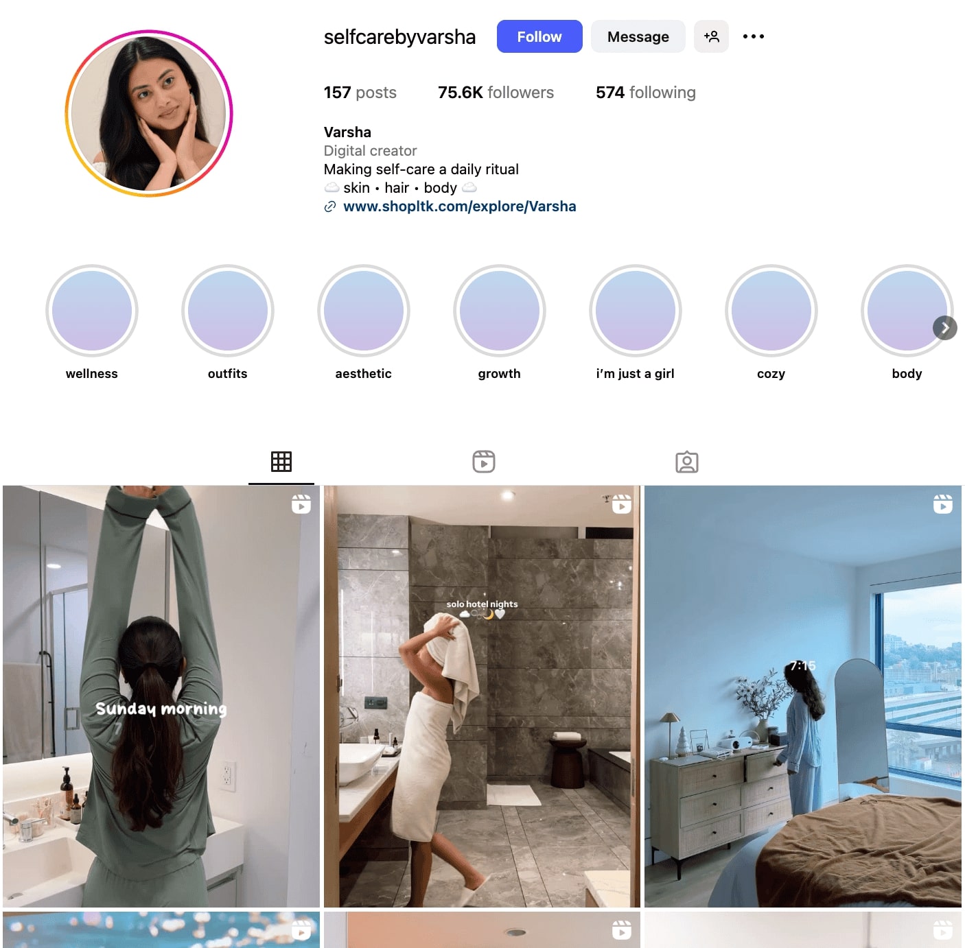 Varsha Instagram Profile