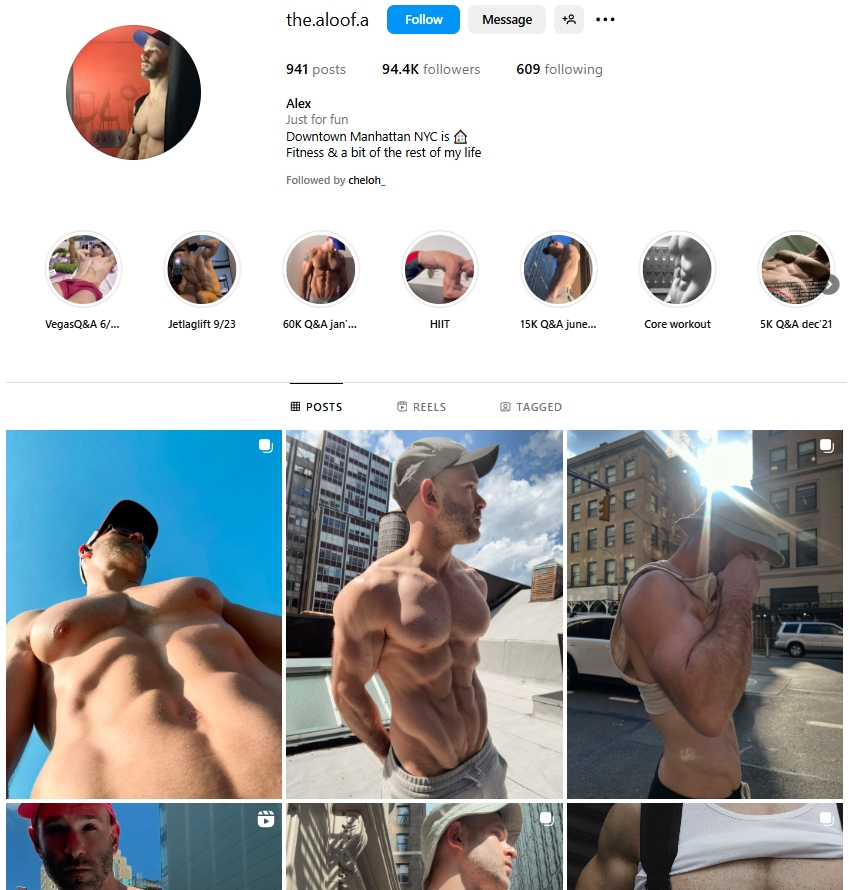 Alex Instagram Profile