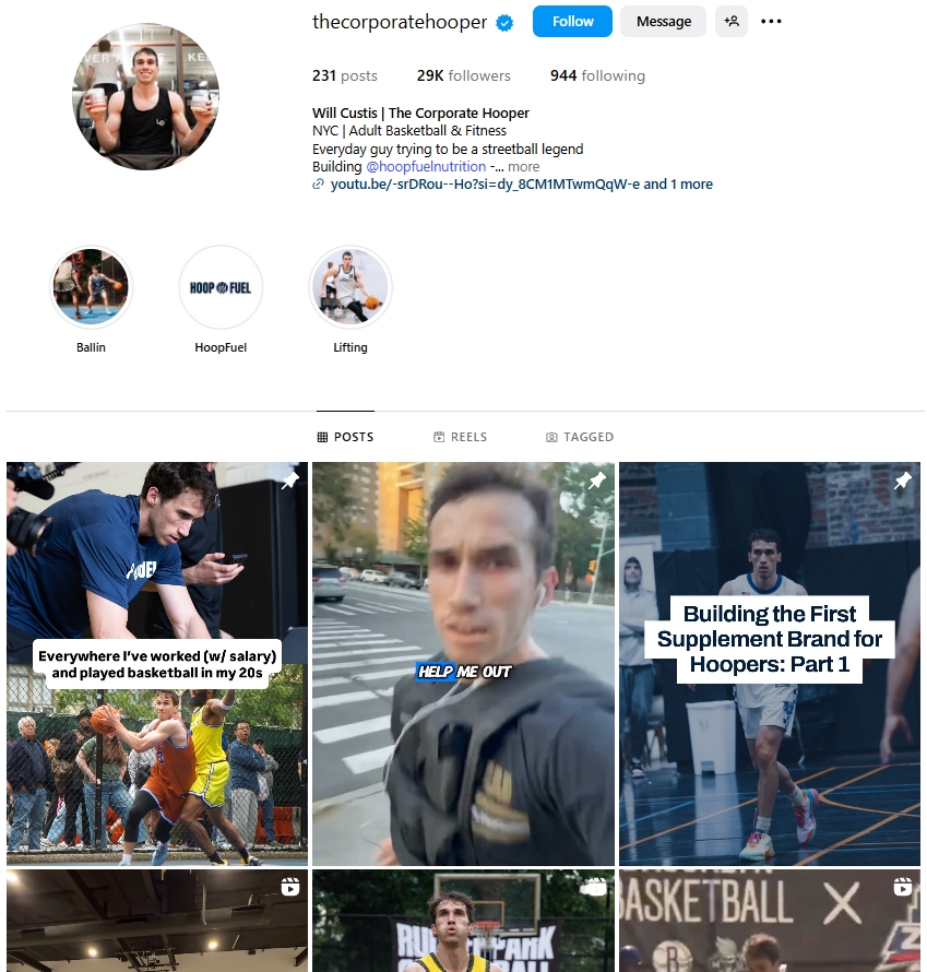Will Custis Instagram Profile
